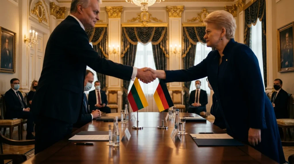Donaldas Trumpas ir Popiežius Leonas 14 pasaulio įvykių fone