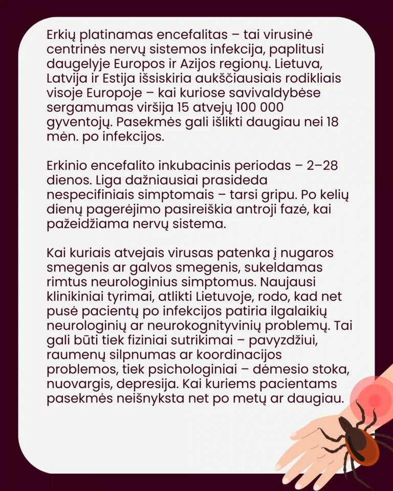 Birštonas primena: kaip apsisaugoti nuo erkių ligų