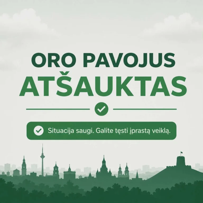Ignalinos gyventojai gali palikti priedangas: oro pavojus atšauktas: praktinė informacija