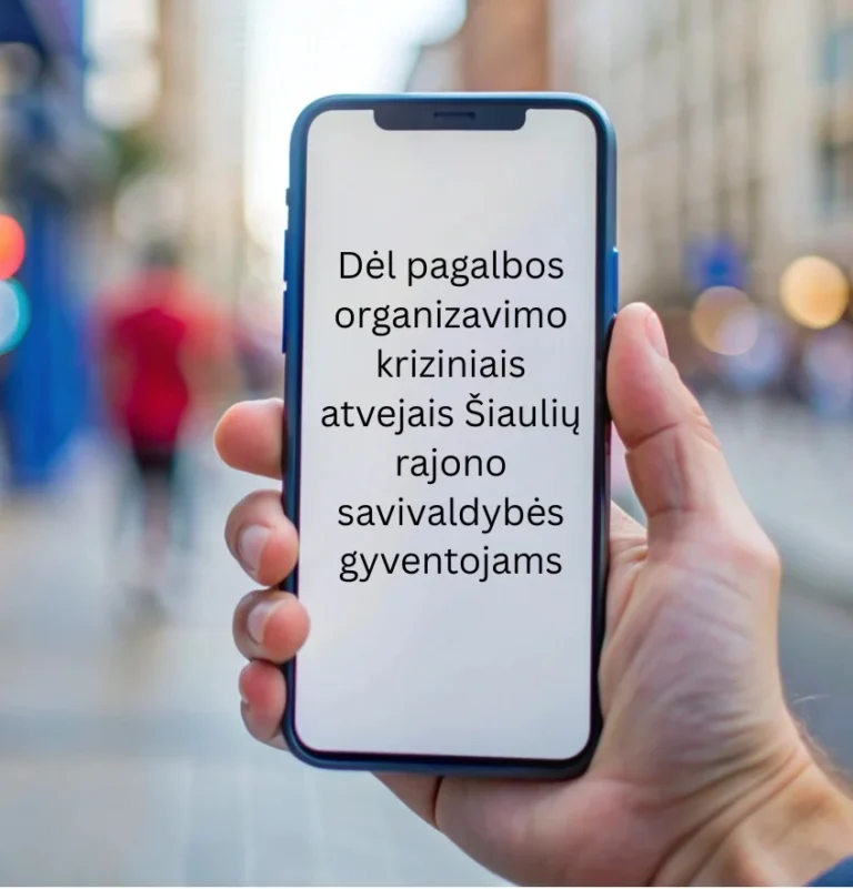 Šiaulių rajone aiškėja pagalba krizės metu