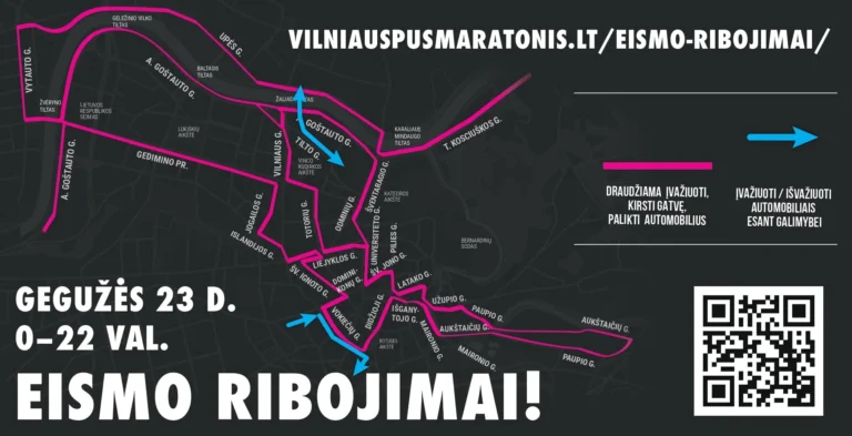 Vilniuje šeštadienį keičiasi eismas: ką būtina žinoti vairuotojams