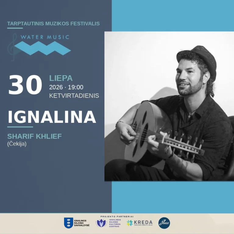 „Water Music“ koncertas Ignalinoje – nemokamai liepos 30-ąją