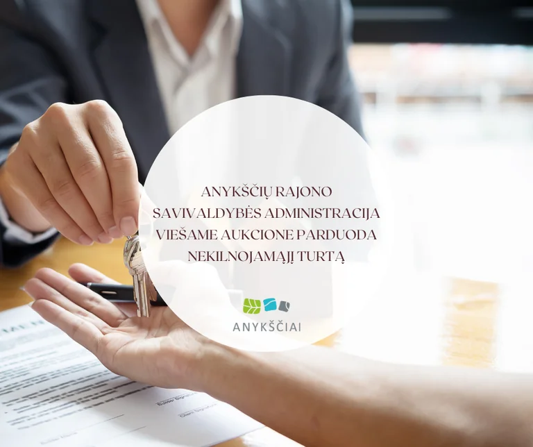 Anykščių NT pirkėjams artėja aukciono registracija