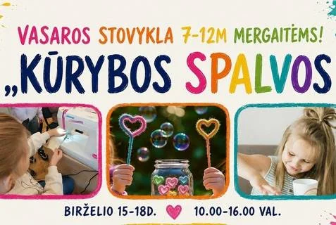 Panevėžyje „Kūrybos spalvos“: rugpjūčio 10–13 d.