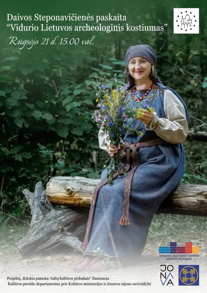 Jonavoje rugsėjo 21-ąją – paskaita apie archeologinį kostiumą: ką svarbu žinoti