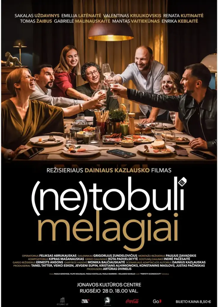 „(ne)tobuli melagiai“ Jonavoje rugsėjo 28 d.: bilietas – 8,50 Eur