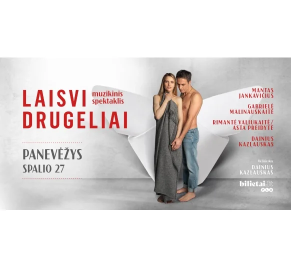 „Laisvi drugeliai“ grįžta į Panevėžį: dvi datos teatre